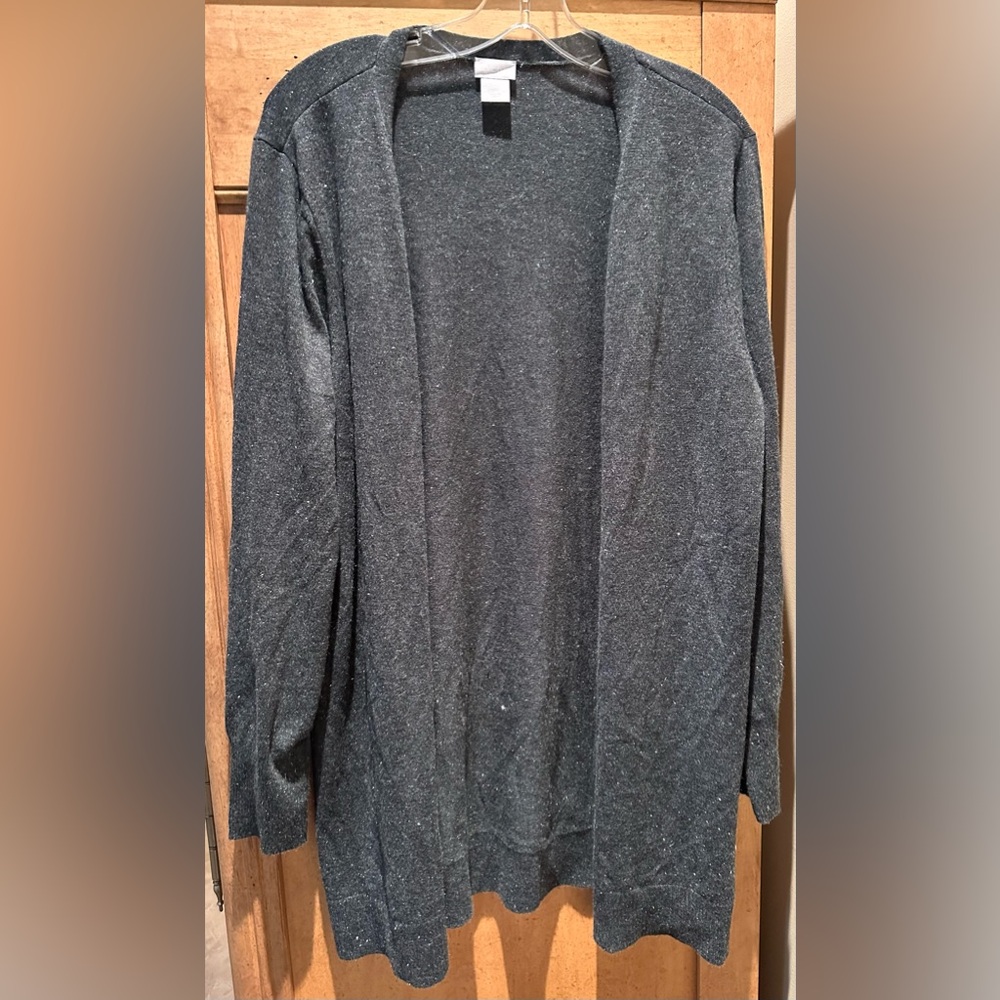 Chicos Long Cardigan - Size 2